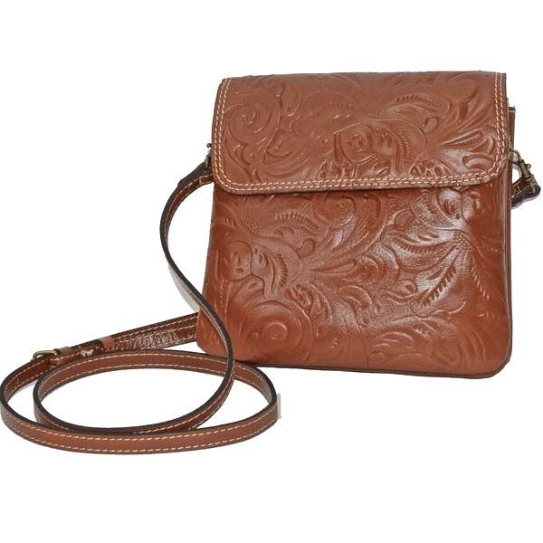 Patricia Nash || Balluri Tooled Crossbody Bag. Sz. Os
